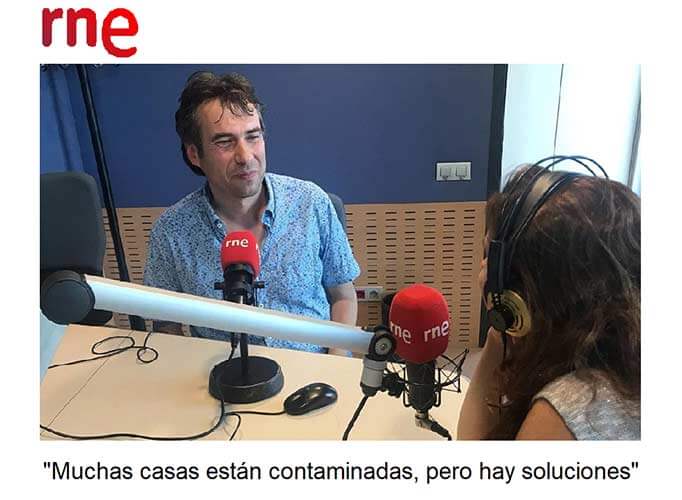 Entrevista a Carles Surià en los estudios de RTVE