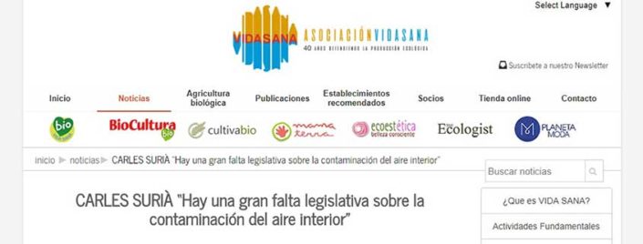 Vida-Sana Contaminació aire interior