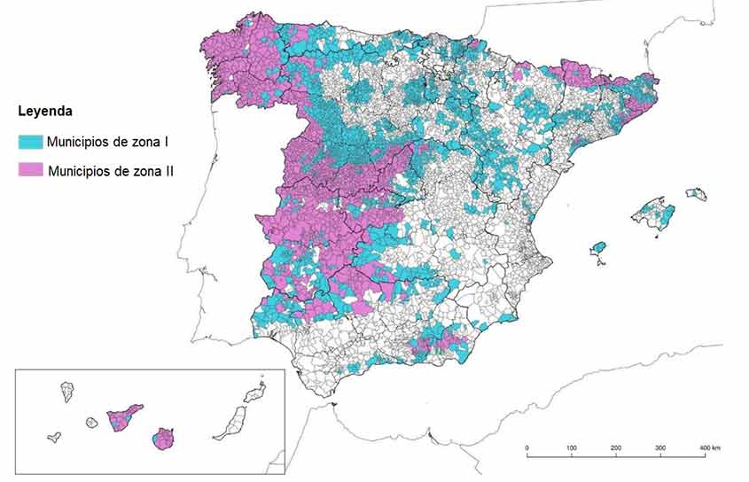 mapa gas radó CTE