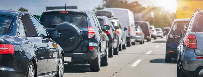 tráfico en carretera