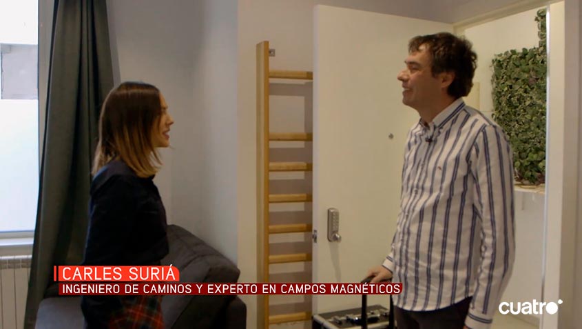 Carles Surià entrevistado en la cadena Cuatro